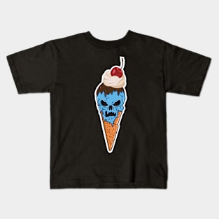 skull cream Kids T-Shirt